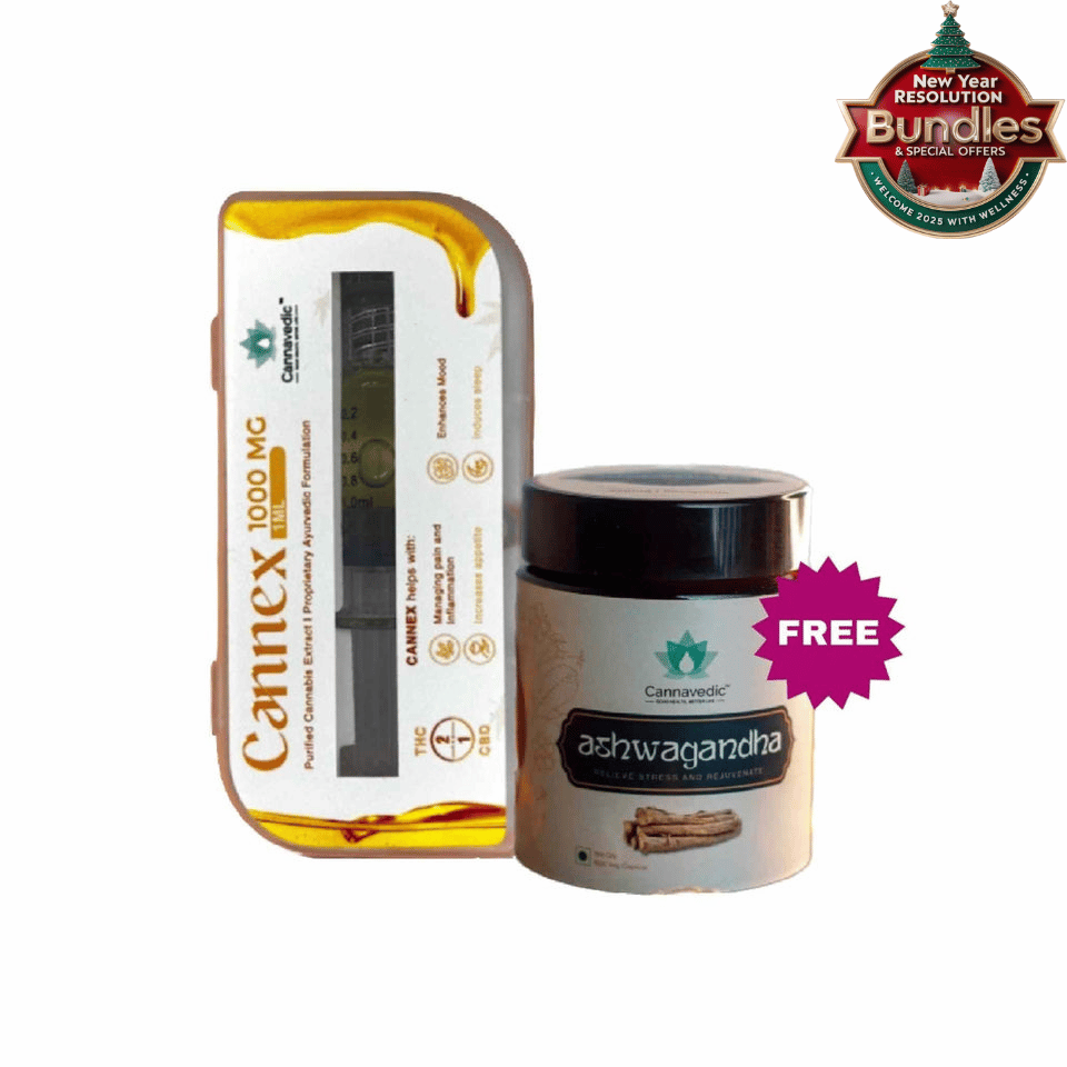 Special Offer - Free Ashwagandha Capsules with Cannavedic Cannaex Extract