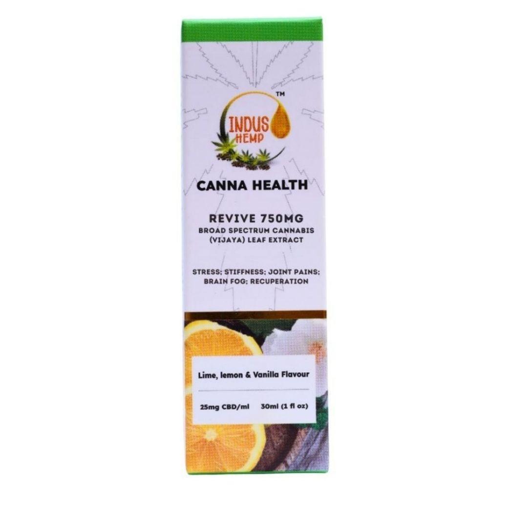 INDUS HEMP CBD Oil Revive – Peppermint & Lime | Stress & Joint Pain Relief (750mg/1500mg/2200mg).