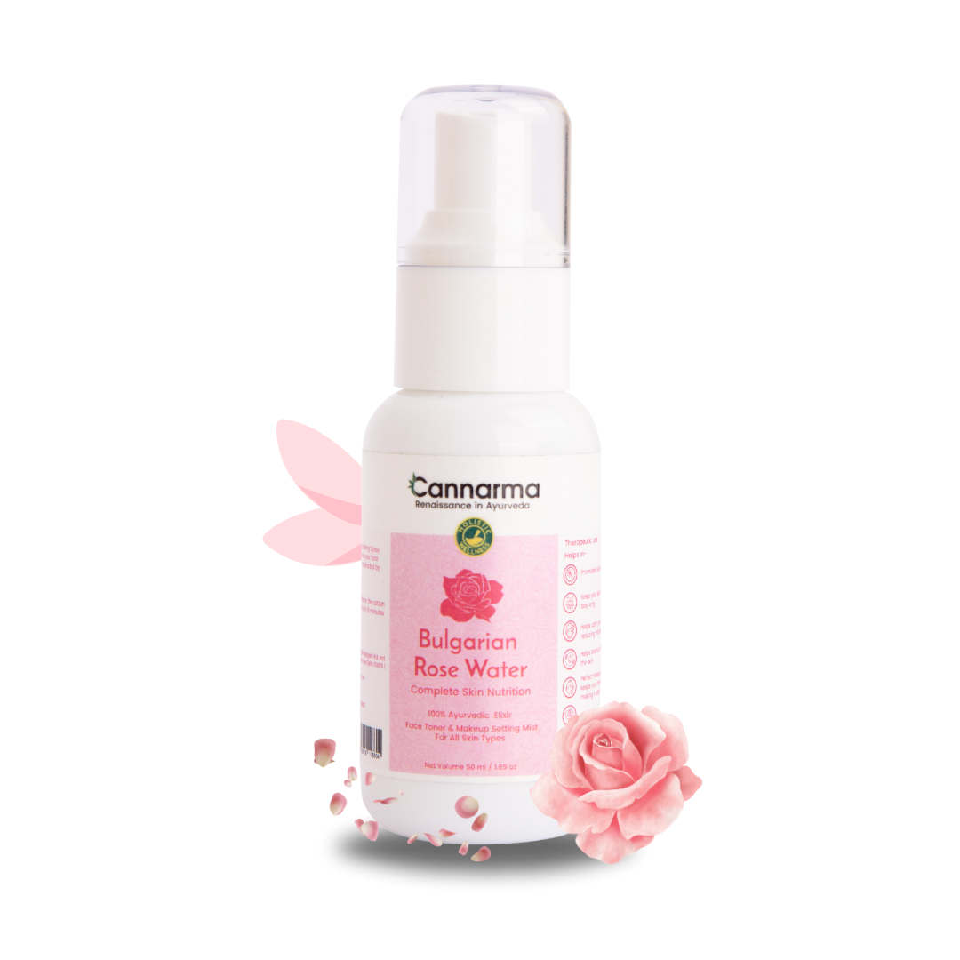 Cannarma Bulgarian Rose Water | Toner, Face Mist, Hair Spray- Skin Hydrating Spray