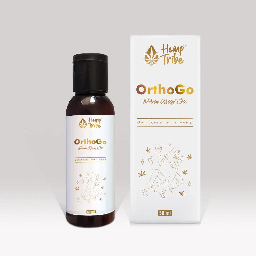 Hemp Tribe- OrthoGo Pain Relief OilPain relief oilOrthoGo Hemp Pain Relief Oil - Ease Pain | Mobility Booster