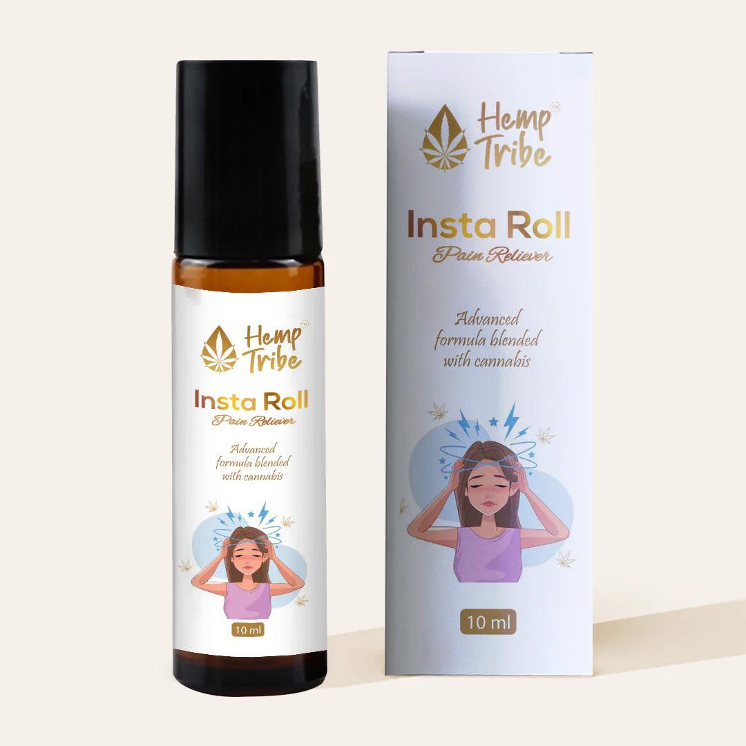 Hemp Tribe- Insta Roll Pain RelieverRoll onInsta Roll Pain Reliever - Hemp Relief Solution | Rapid Pain Relief, Non-Greasy