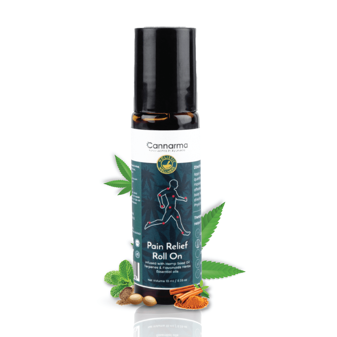 Cannarma Pain Relief Rollon | Heals Back Pain, Muscle Pain, Knee Pain, Joint Pain & Headache.
