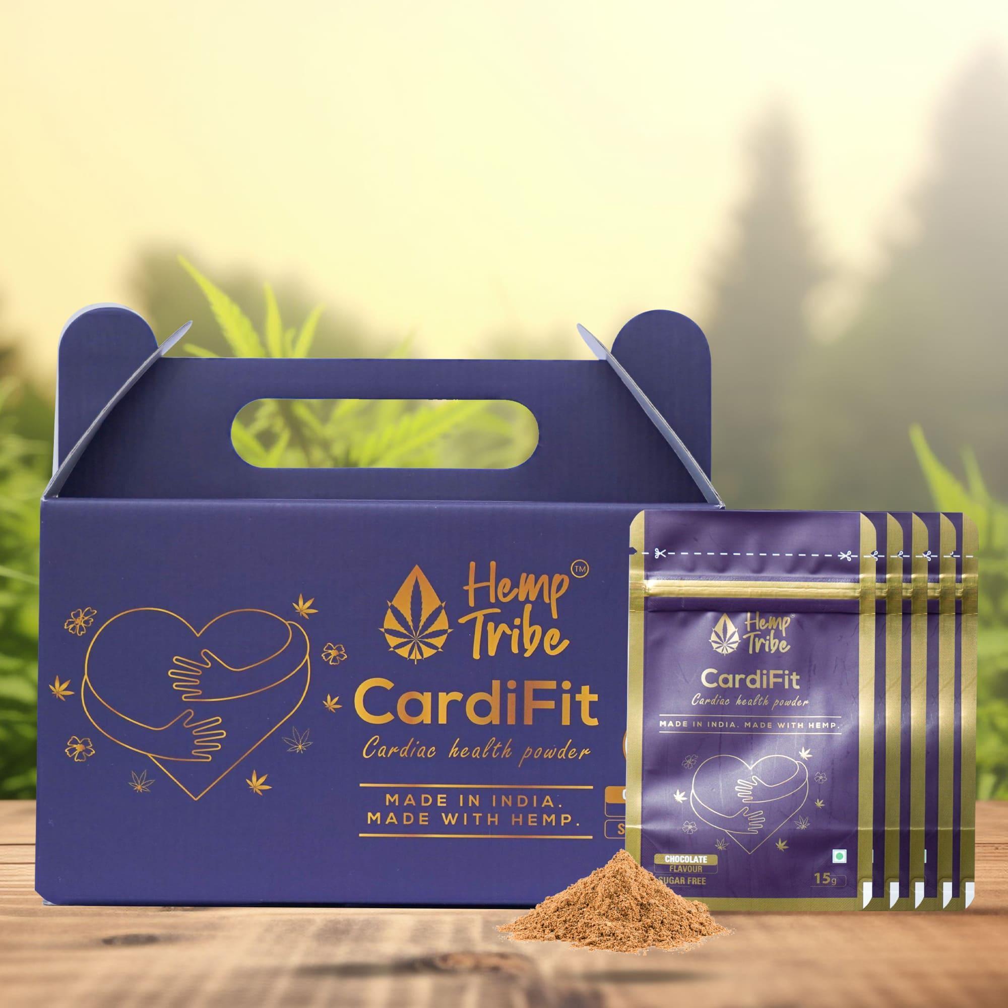 Hemp Tribe- CardiFit | Cardiac Health Powder | for Heart and Diabetes Management.