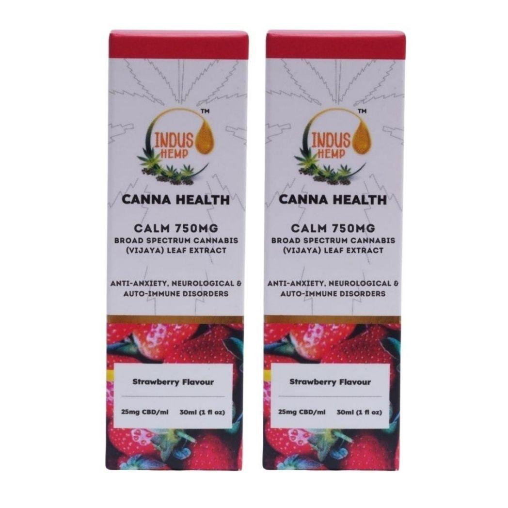 Indus Hemp Calm – Anti-Anxiety CBD Oil | Combo Pack (750mg/1500mg/2200mg).