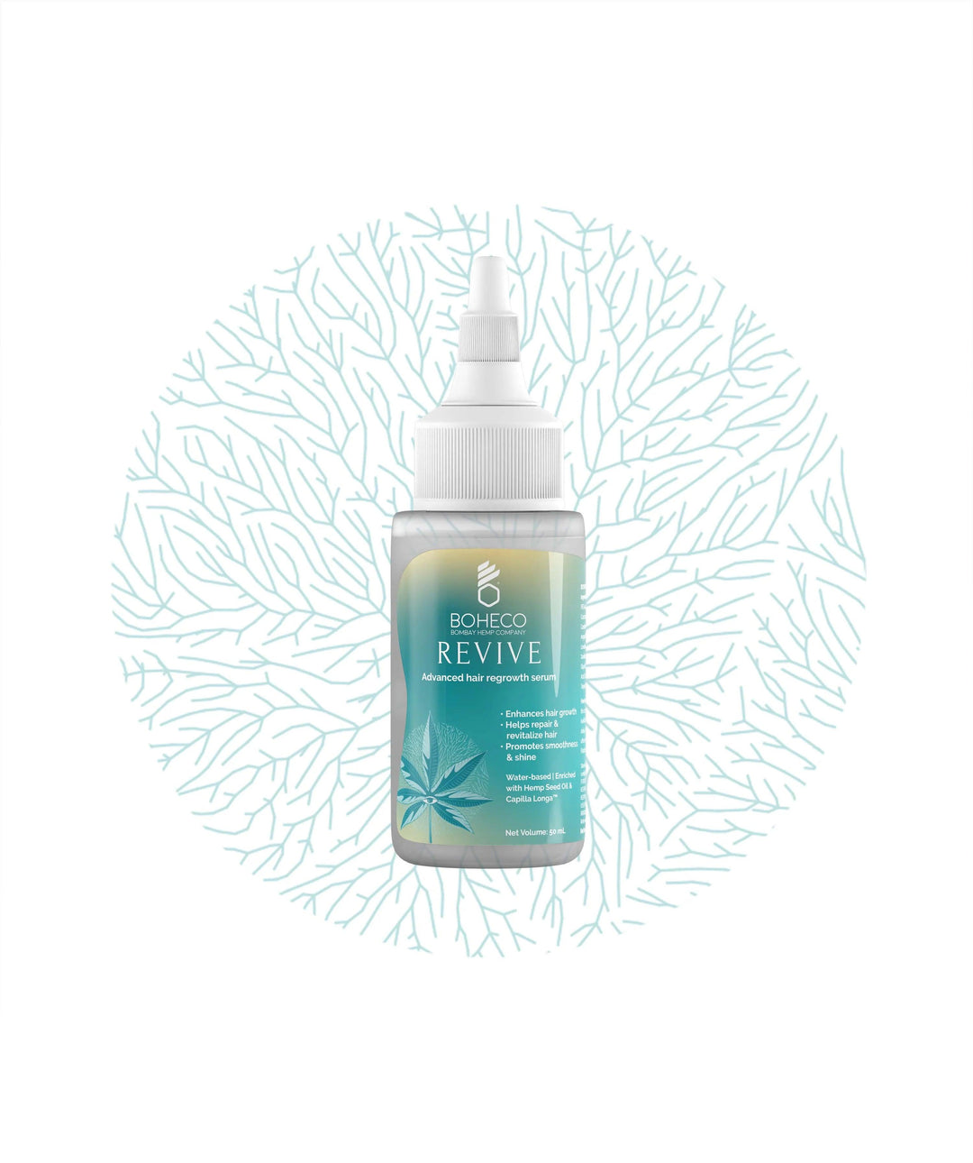 Boheco Revive- Advanced Hair Regrowth Serum (50ml)Hair Regrowth SerumBoheco Revive Hair Regrowth Serum - 50ml | Fullness & Shine