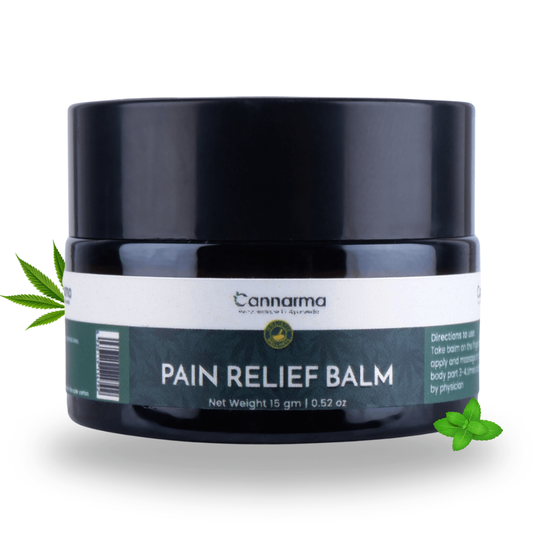 Cannarma Hemp Pain Relief Balm (15g) | For Headache, Body Pain & Joints Pain.