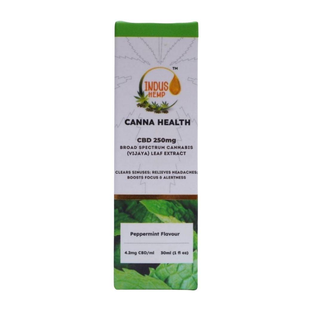 Indus Hemp Canna-Health CBD Oil-250mg Peppermint.