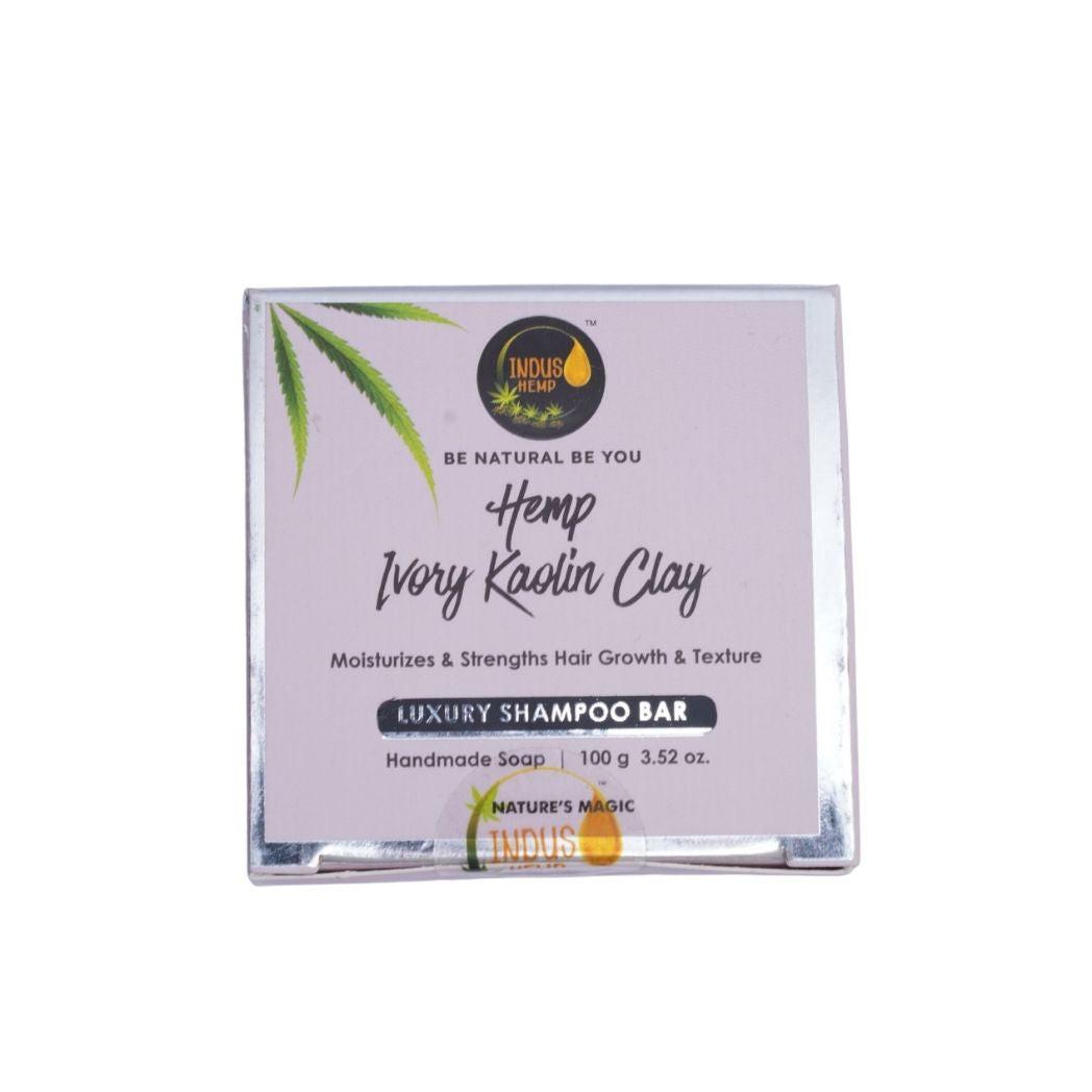 Indus Hemp- Ivory Kaolin Clay | Luxury shampoo bar.
