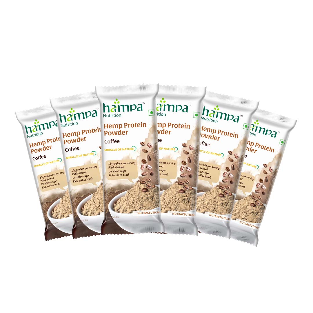 Hampa Wellness - Protein Powder - Coffee.