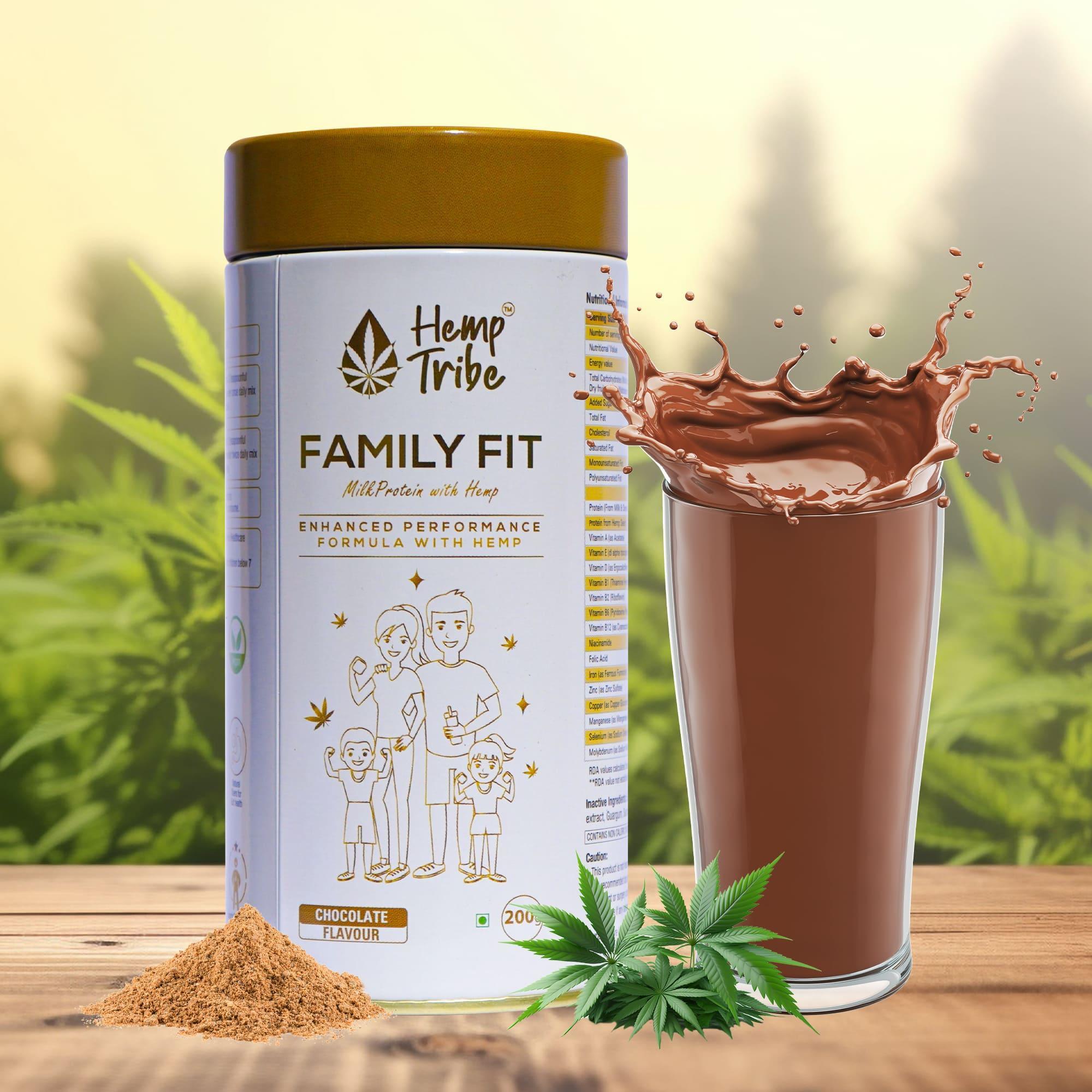 Hemp Tribe- Family Fit | Milk Protein with Hemp.