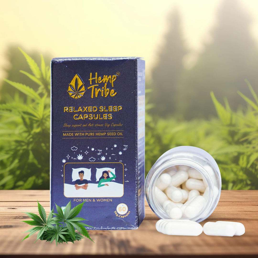 Hemp Tribe- Relaxed sleep CapsulesCapsulesHemp Tribe Relaxed Capsules - Natural Sleep Aid | Quality Rest