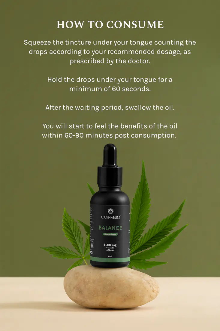 Cannabliss Balance Medical Cannabis Oil – Full-Spectrum (1:3) – 500mg/1500mg.