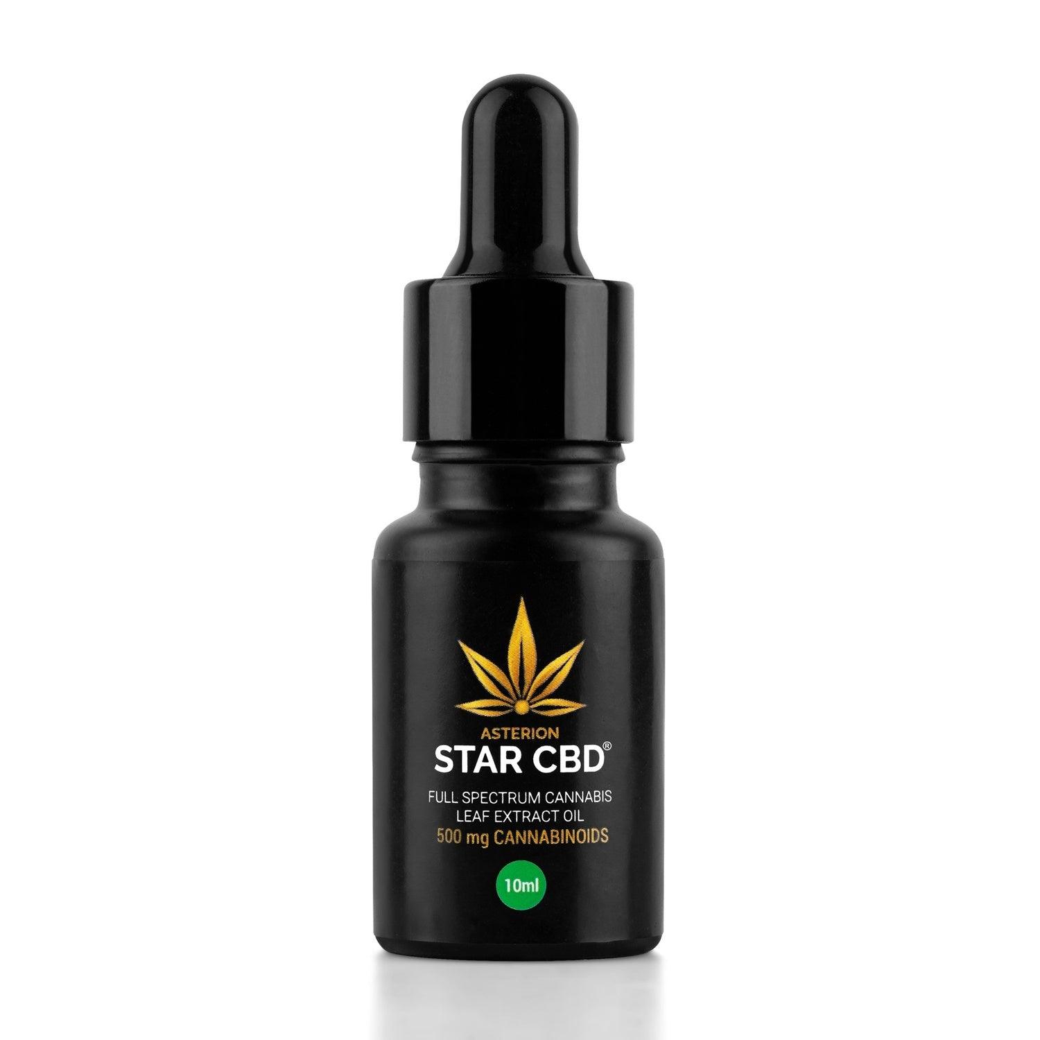 StarCBD- Full Spectrum Cannabis Leaf Extract Oil - 500mgCannabis Leaf ExtractStarCBD - Full Spectrum Cannabis Oil 500mg | Pain Relief, Relaxation
