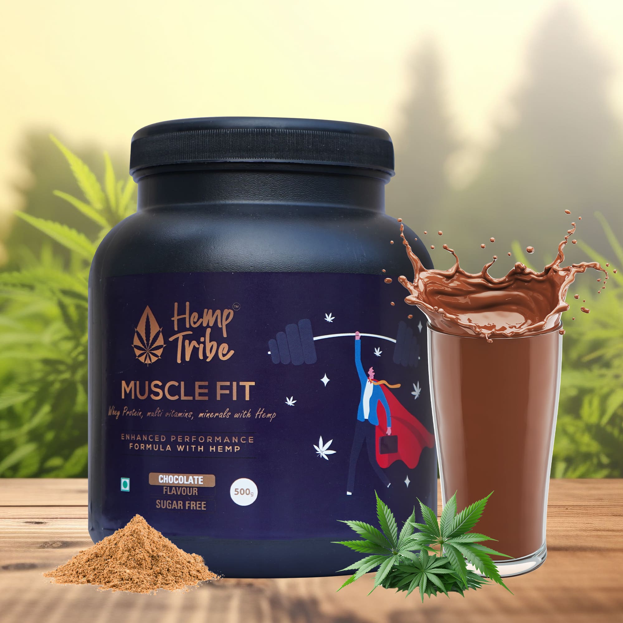 Hemp Tribe- MuscleFit | Natural Nutrition for Muscle Growth and Recovery