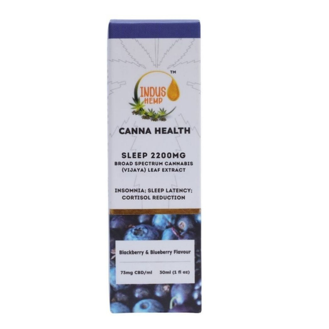 Indus Hemp Sleep CBD Oil | Blueberry & Blackberry Flavour | 750-1500-2200mg