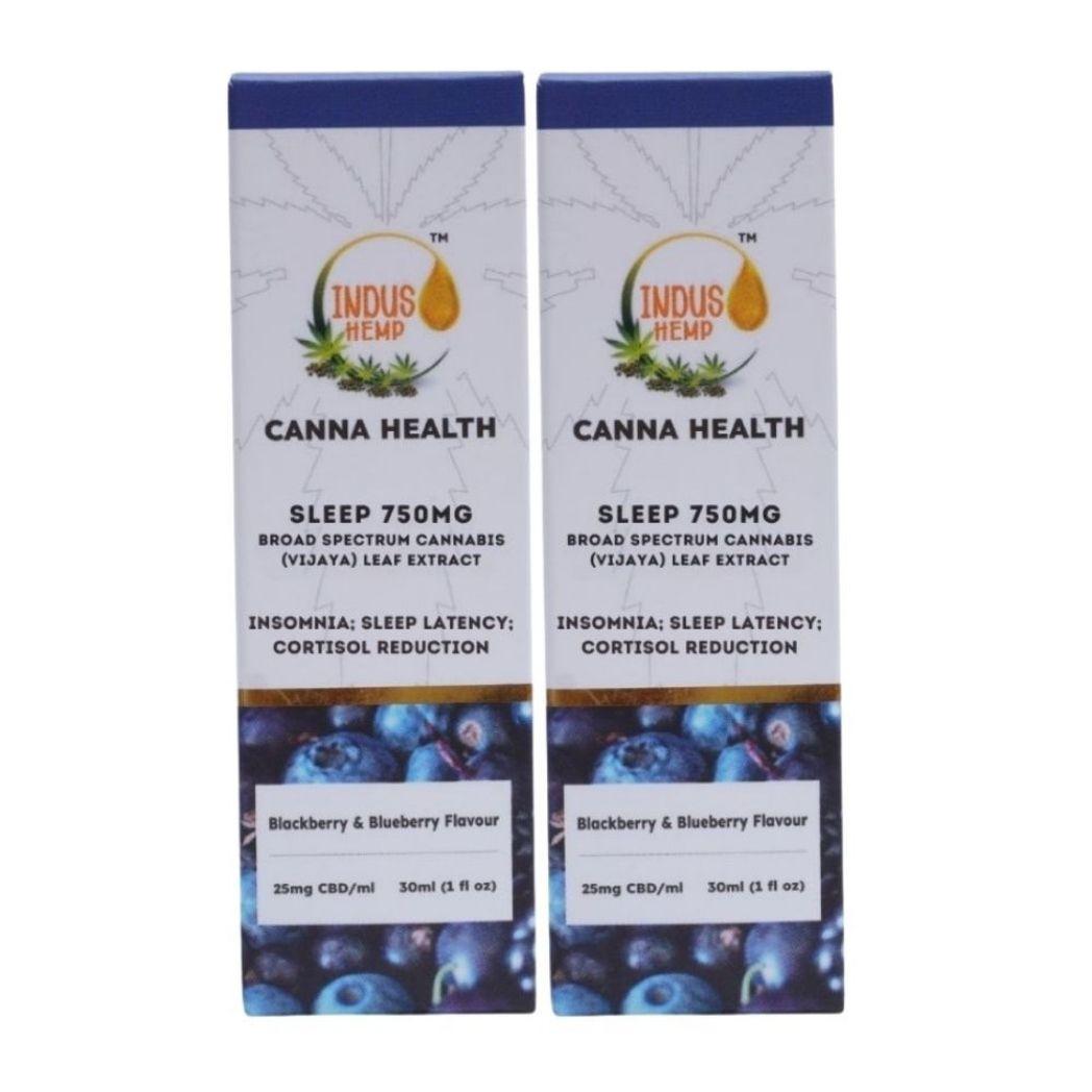 Indus Hemp Sleep CBD Oil Combo | Blueberry & Blackberry.