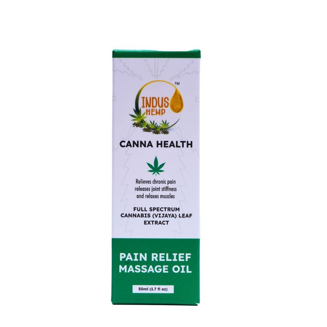 Indus Hemp Canna Health : Medical Cannabis Massage Oil.