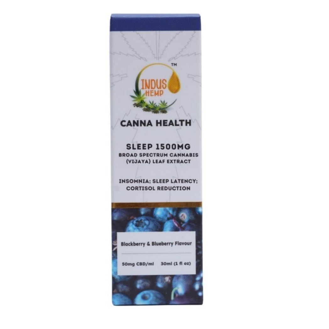 Indus Hemp Sleep CBD Oil | Blueberry & Blackberry Flavour | 750-1500-2200mg
