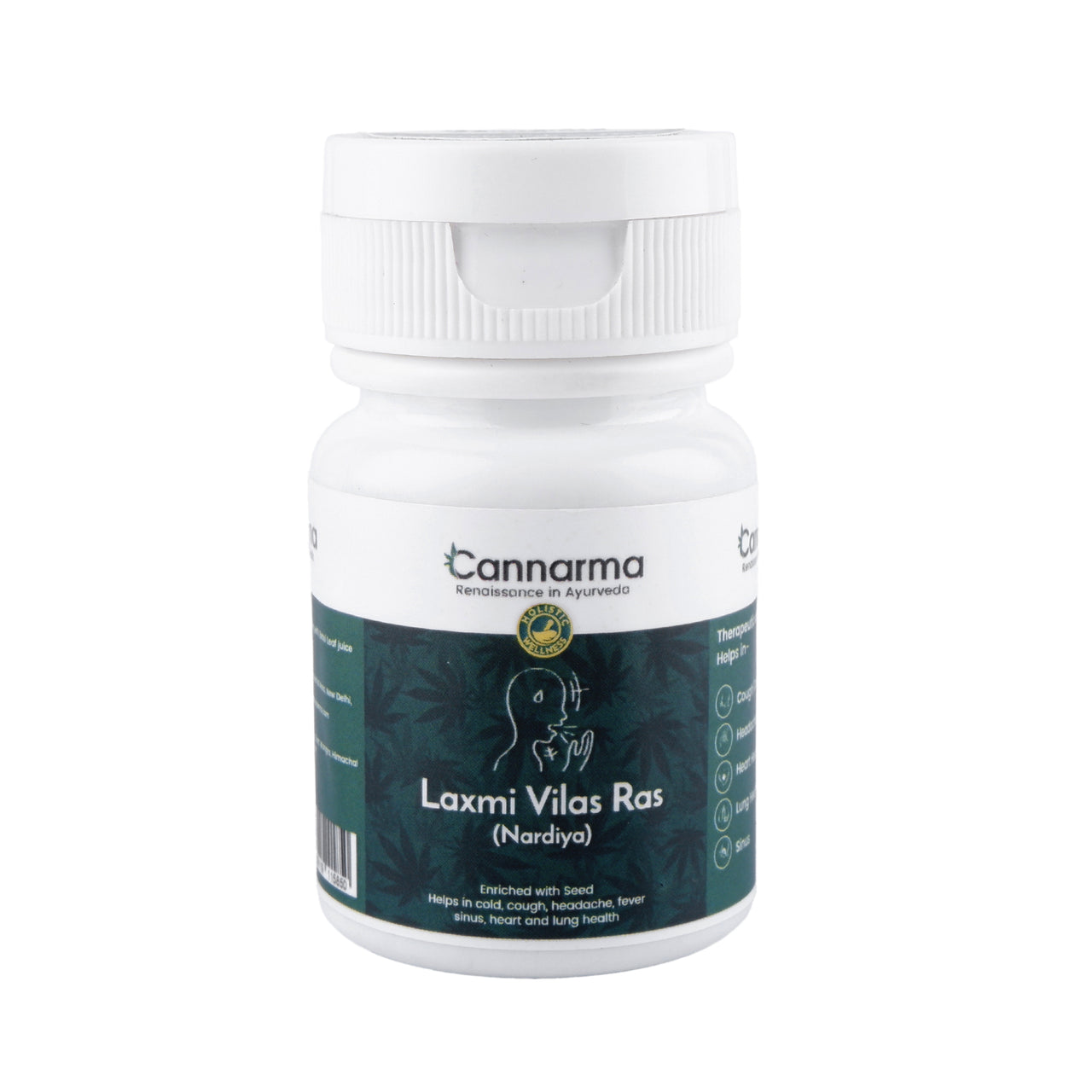 Cannarma LaxmiVilas Ras Tablet | For Cough, Cold, Headache & Fever