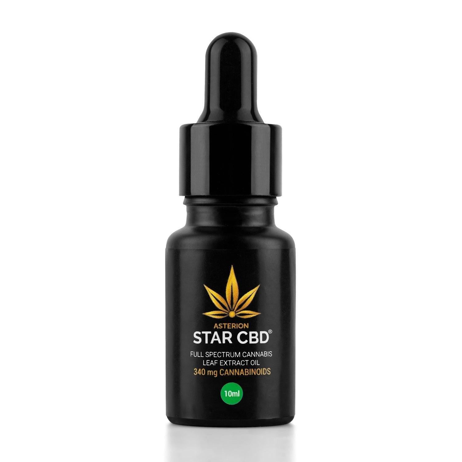 StarCBD- Full Spectrum Cannabis Leaf Extract Oil - 340mg/10ml.