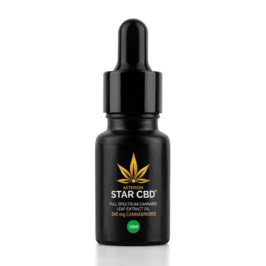 StarCBD- Full Spectrum Cannabis Leaf Extract Oil - 340mg/10mlCannabis Leaf ExtractFull Spectrum Cannabis Oil - 340mg | Pain Relief, Mood Boost