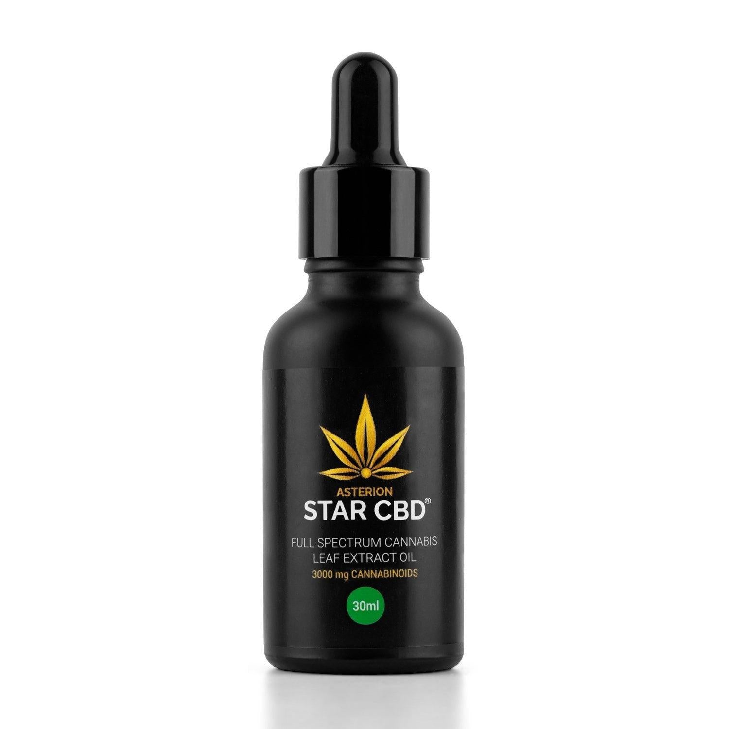 StarCBD- Full Spectrum Cannabis Leaf Extract Oil - 3000mg.