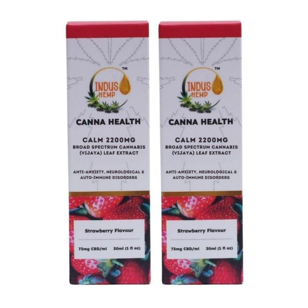 Indus Hemp CBD Calm Combo Pack 750mg-2200mg | Broad Spectrum CBD Oil.