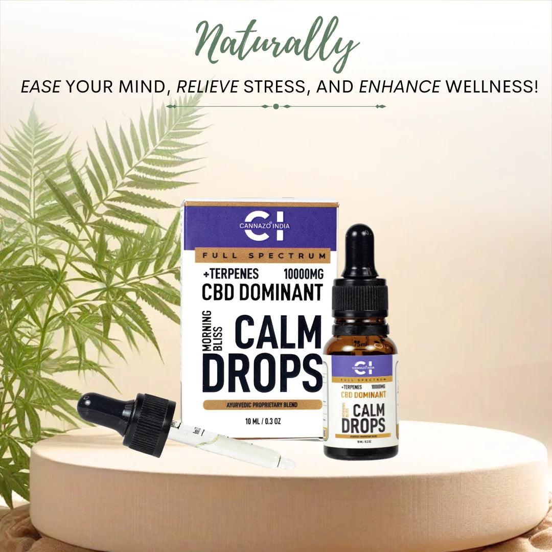 Cannazo- Deep Relaxation ( Stress Relief) - Calm Drops (Buy 2 Get 1 Migraine Aid Free)Wellness BundlesCannazo Calm Drops - CBD for Stress Relief | Buy 2, Get 1 Free