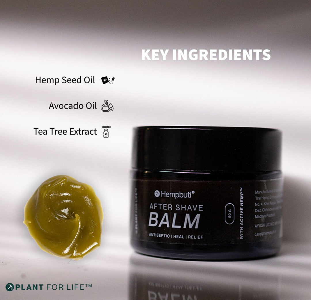 Hempbuti After Shave Balm 50 GmAfter Shave BalmHempbuti After Shave Balm - Hemp After Shave Balm | Hydrates, Soothes