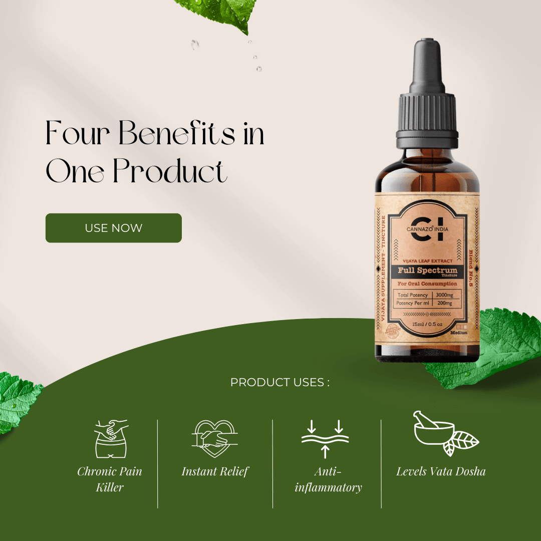 Cannazo Full Spectrum Tincture | Calms Chronic and Neuro Pain.