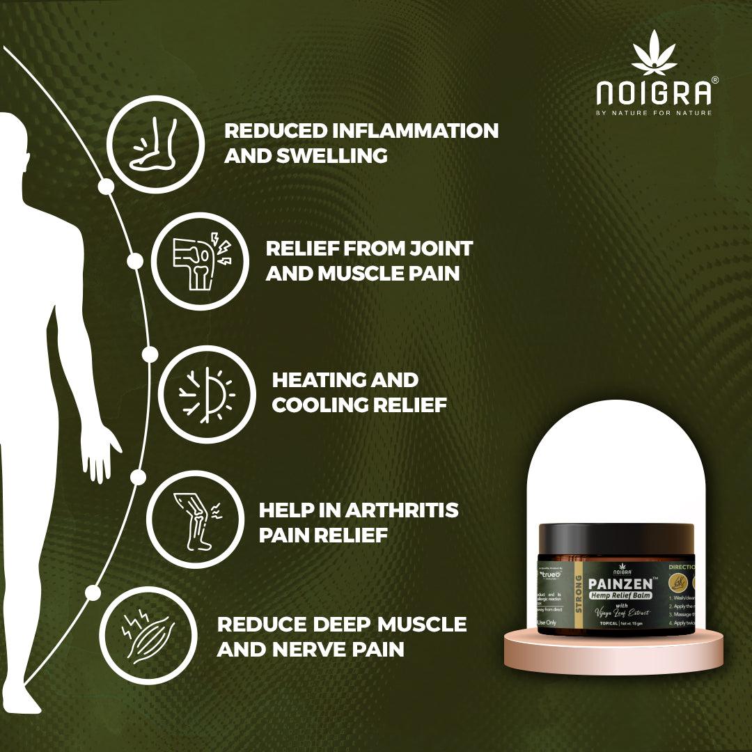 Noigra Painzen Hemp Relief Balm (Strong)CBD BalmNoigra Painzen Hemp Relief Balm | Fast Pain Relief