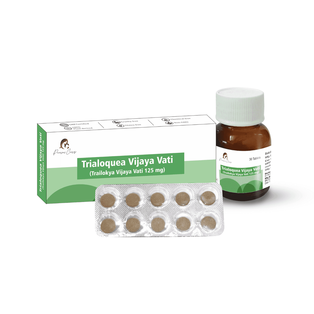 Trialoquea Vijaya Vati (Multi-benefit Elixir)TabletsTrailokya Vijaya Vati - Multi-benefit | Ayurvedic Relief