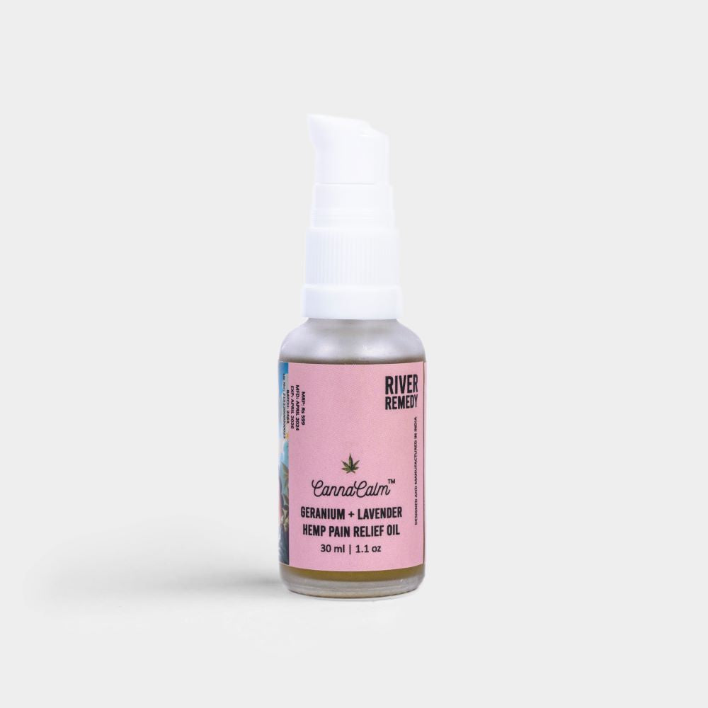 River Remedy Geranium + Lavender Hemp Pain Relief OilHemp Pain Relief OilRiver Remedy Hemp Pain Relief Oil - Fast-Acting Relief | Hemp, Geranium, Lavender