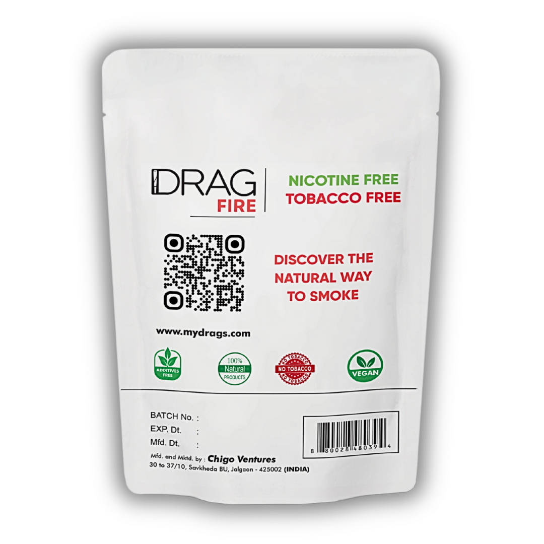 Drag Herbal Smoking Blend - Fire - (Premium Blend of Exotic Flowers and Herbs)