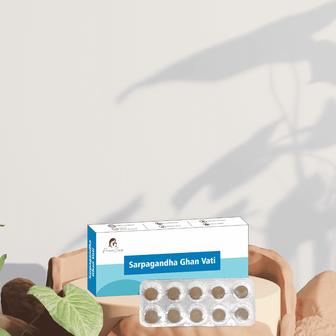 Paarmi Cares- Sarpagandha Ghan Vati Cannabis Pills (For High BP).