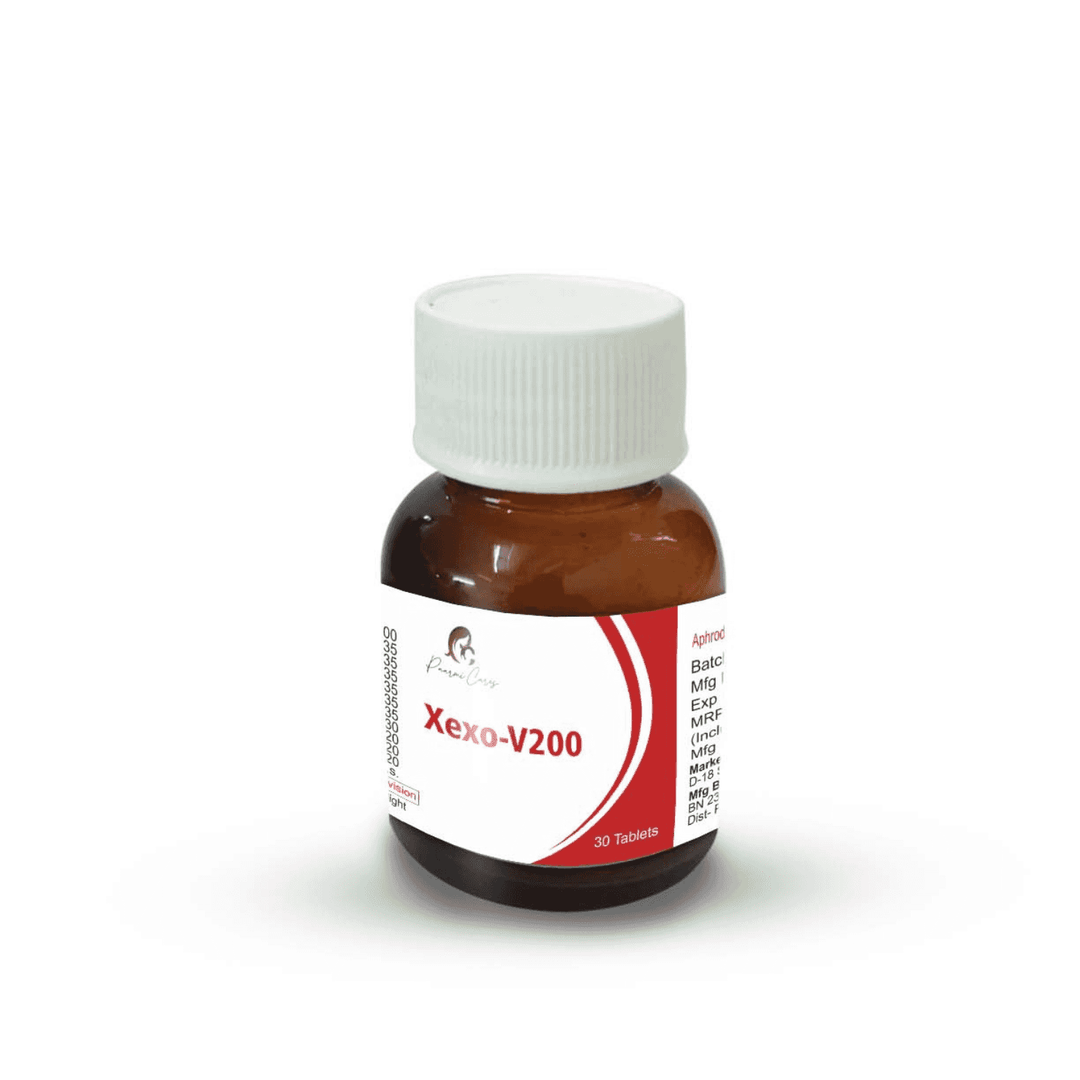Paarmi Cares- Xexo- V200 (For Vitality & Vigour)Ayurvedic TabletXexo V200 - Vitality Supplement | Boost Energy & Libido