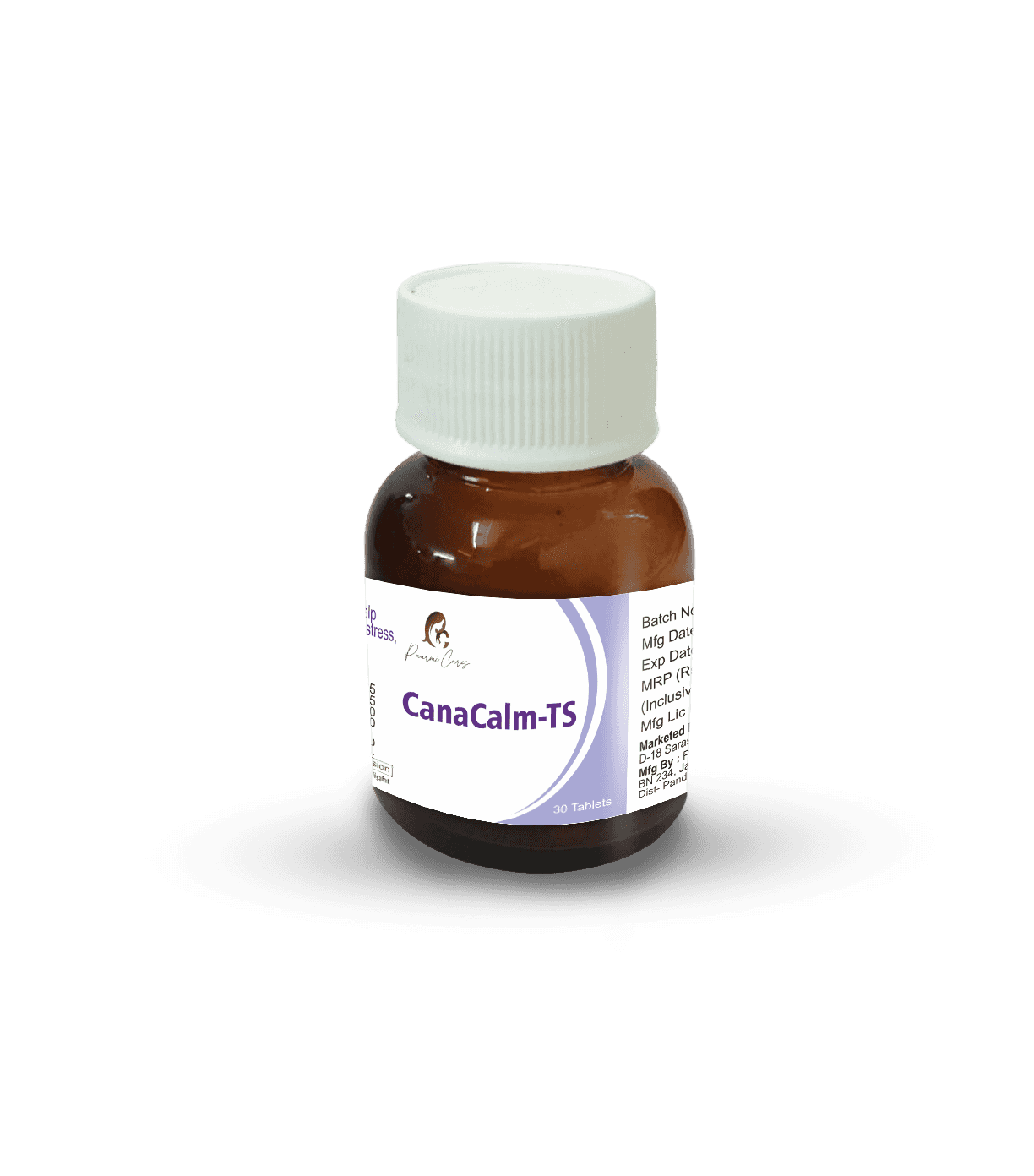 Paarmi Cares- CanaCalm-TS Medical Cannabis Pills (For Hypertension).