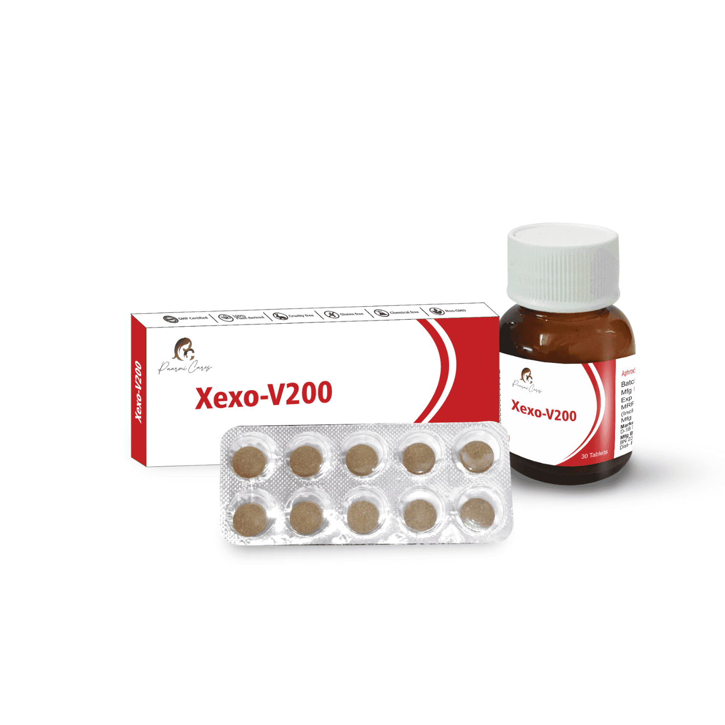 Paarmi Cares- Xexo- V200 Cannabis Sativa Pills (For Vitality & Vigour).