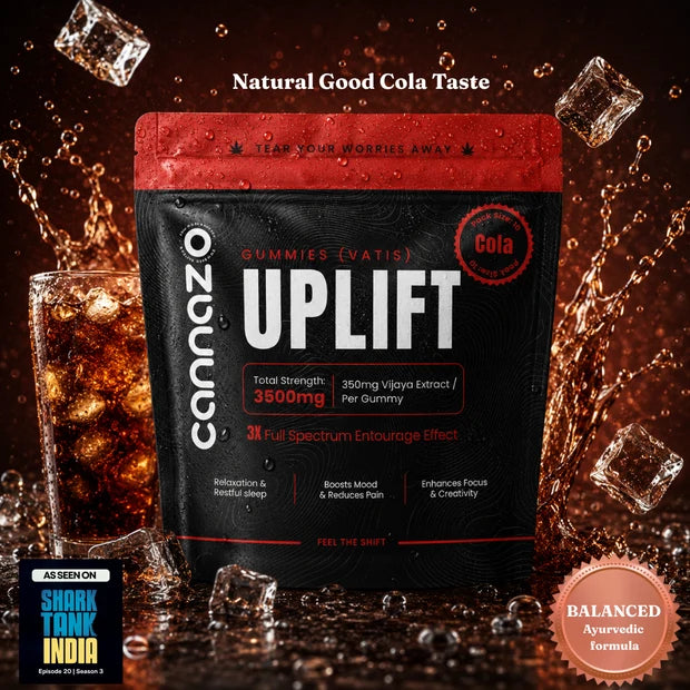 Cannazo Uplift Medical Cannabis Gummies - 350mg Cola Vatis | For Insomnia (Better Sleep) Relief, Relaxation & Unwinding