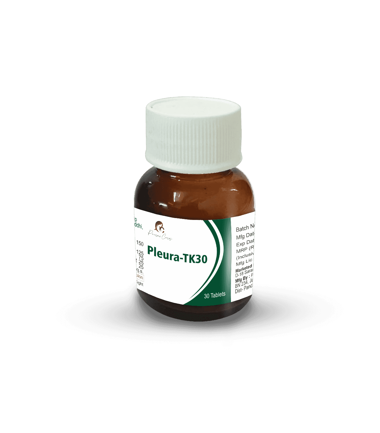 Paarmi Cares- Pleura-TK30 Medical Cannabis Pills (For Kapha).