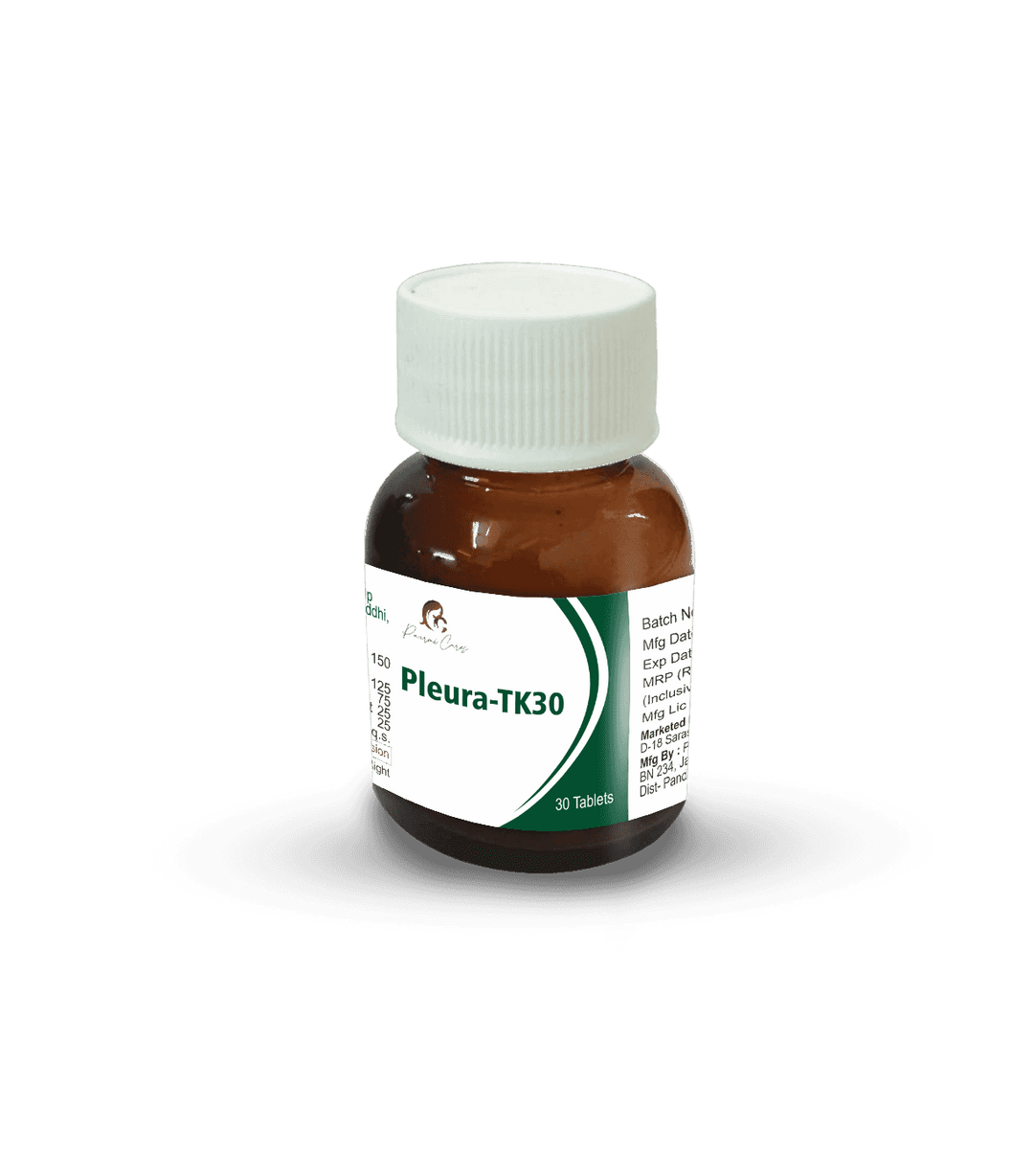Paarmi Cares- Pleura-TK30 (For Kapha)TabletsPaarmi Cares Pleura-TK30 - Ayurvedic Treatment| Bronchodilator