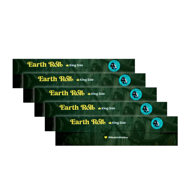 Chimp x Herbs Earth Roll | 32 Natural Rolling Papers & 32 Filter Tips