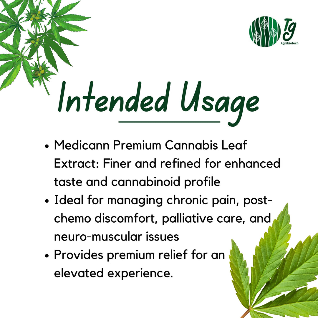 Medicann- Cannabis Leaf Extract Premium - 5 GramsVijaya ExtactMedicann Cannabis Extract Relief - Chronic Pain Management
