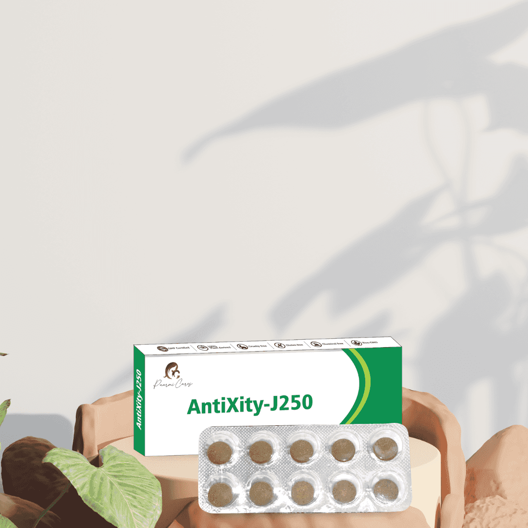 Paarmi Cares- AntiXity-J250 (For Anxiety)Ayurvedic TabletPaarmi Cares AntiXity-J250 Anxiety Relief Supplements