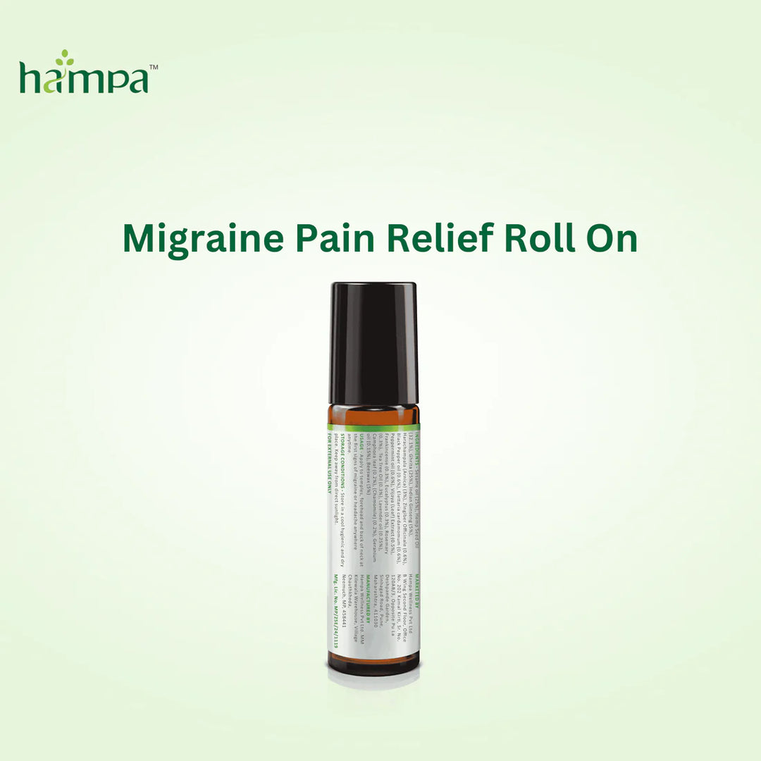 Hampa Wellness Migraine Pain Relief Roll OnRoll on