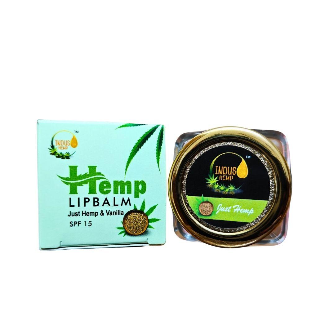 Indus Hemp Lip Balm | Just Hemp Vanilla | SPF 15 Heavy Duty Moisturizer.