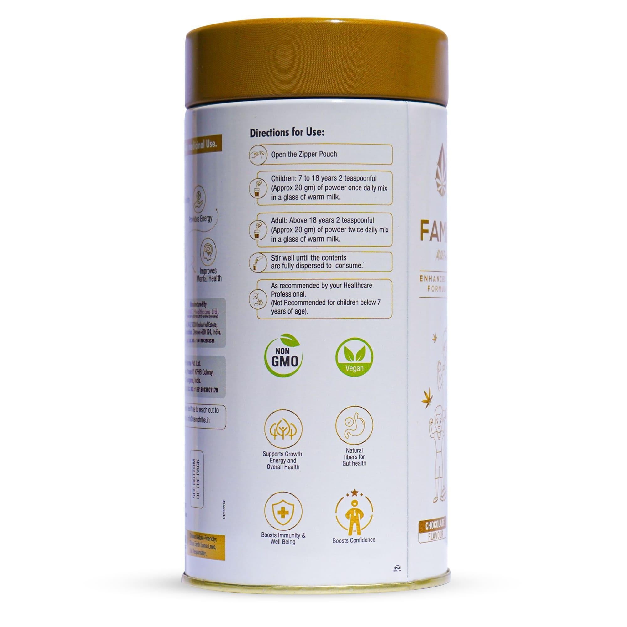 Hemp Tribe- Family Fit | Milk Protein with Hemp.