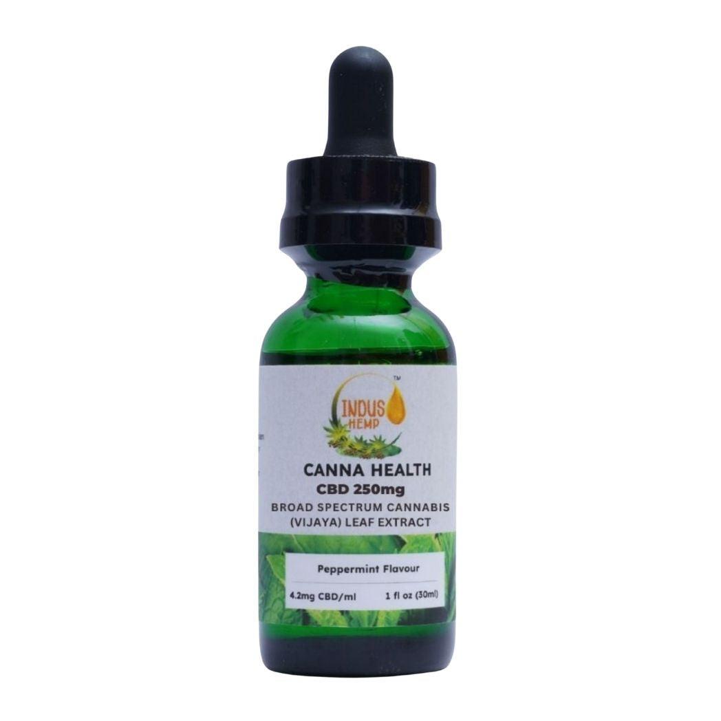 Indus Hemp Canna-Health CBD Oil-250mg Peppermint.