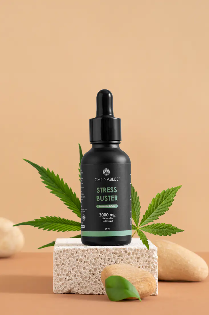 Cannabliss Stress Buster –  Medical Cannabis Oil (1:3) – 1000mg/3000mg.