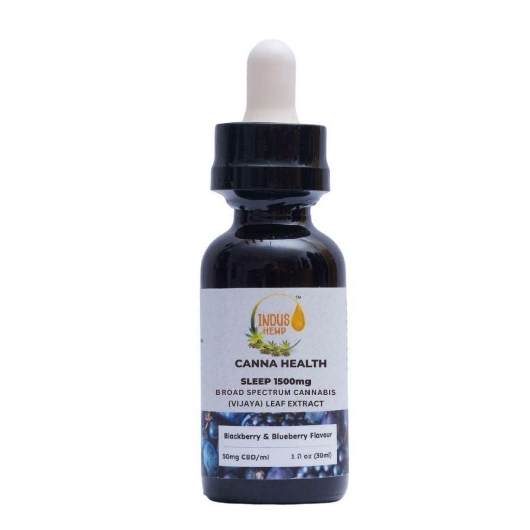 Indus Hemp Sleep CBD Oil | Blueberry & Blackberry Flavour | 750-1500-2200mg.